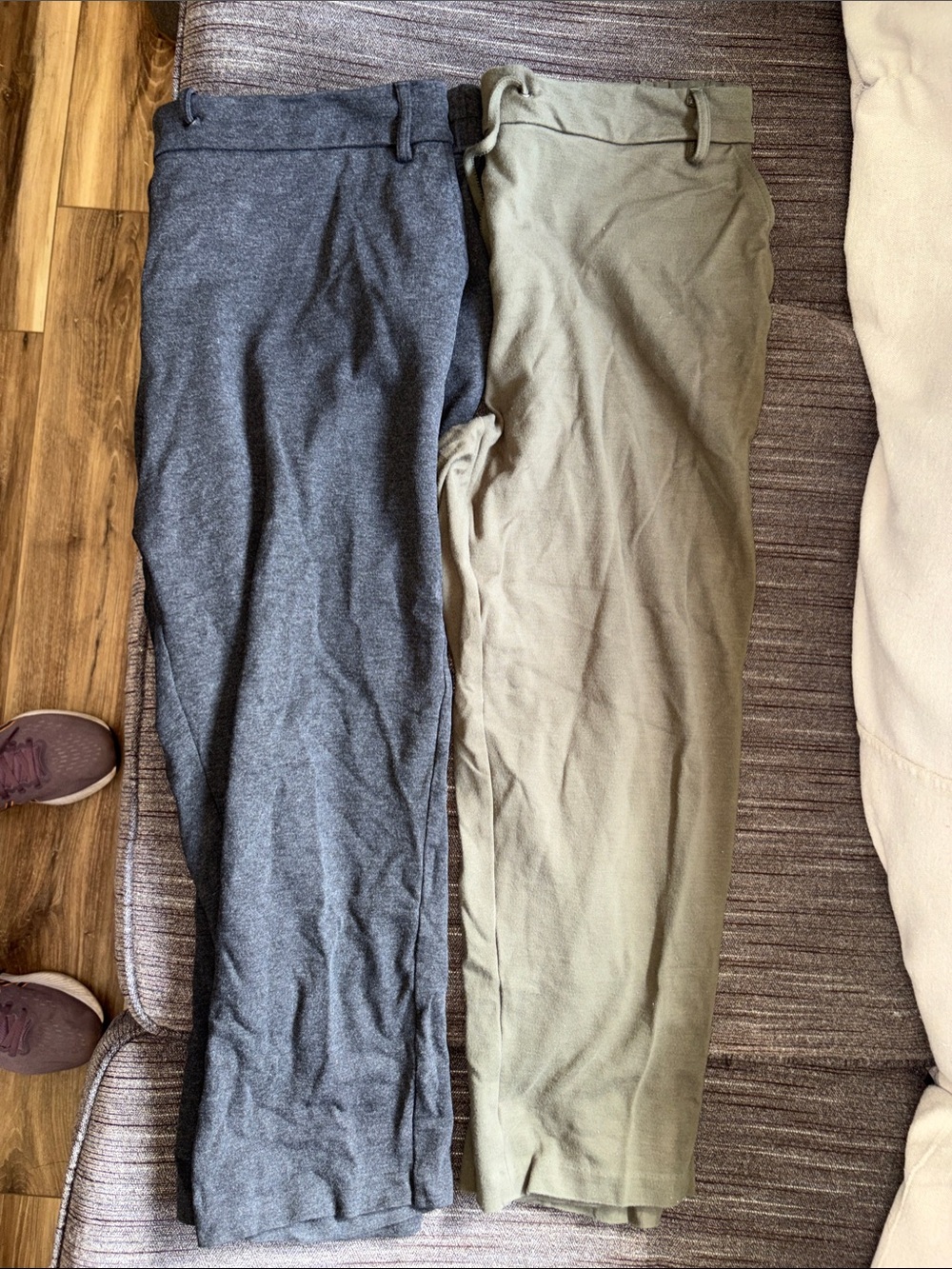 Bundle - Jones  & Co Straight-Leg Women's Pants in Gray and Olive
